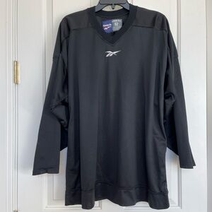 Unisex Black Reebok Hockey Practice Jersey